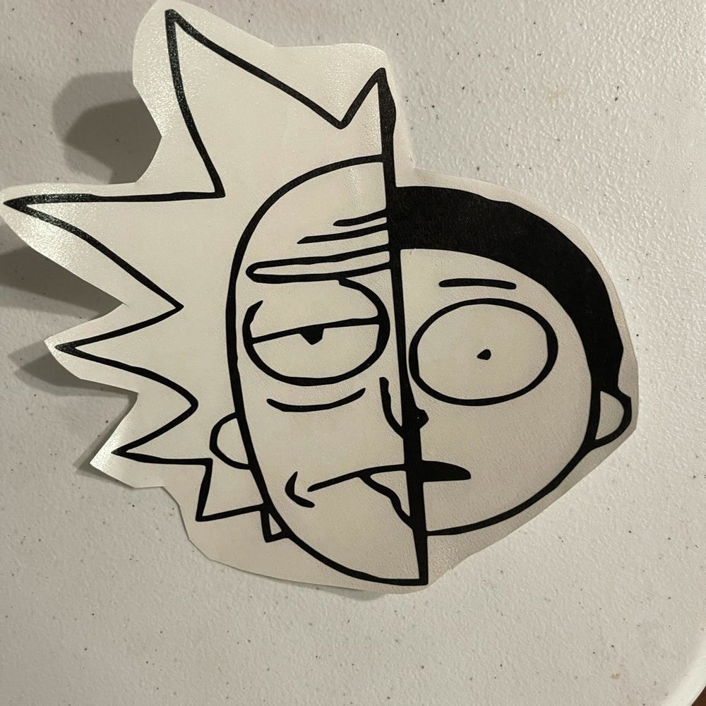 Rick & Morty 4 inch car  decal